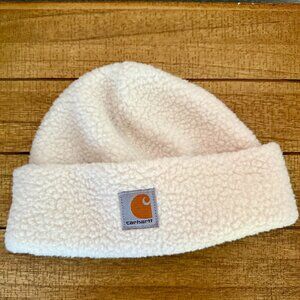Carhartt White Sherpa Winter Beanie – Used, Great Condition